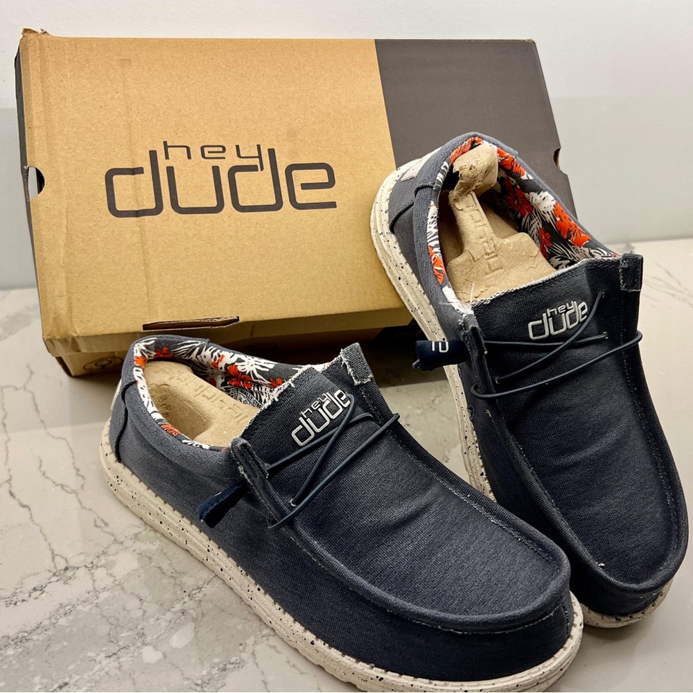 Hey Dude - Wally Stretch - Blue - Men’s Size 9